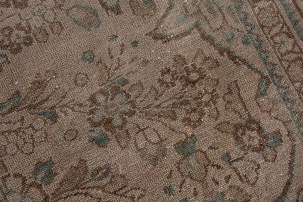 Turkish Anatolian oversized rug in taupe and greige, view 6 of 20