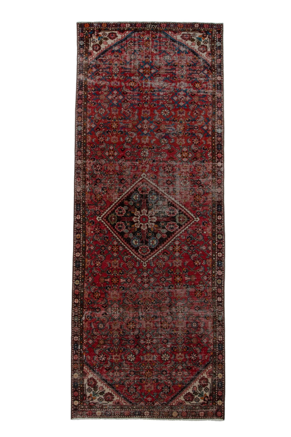 2189, Persian Hamadan Runner Rug