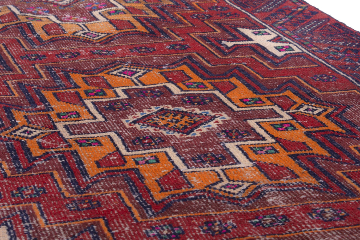 2193, Persian Baluch Runner Rug