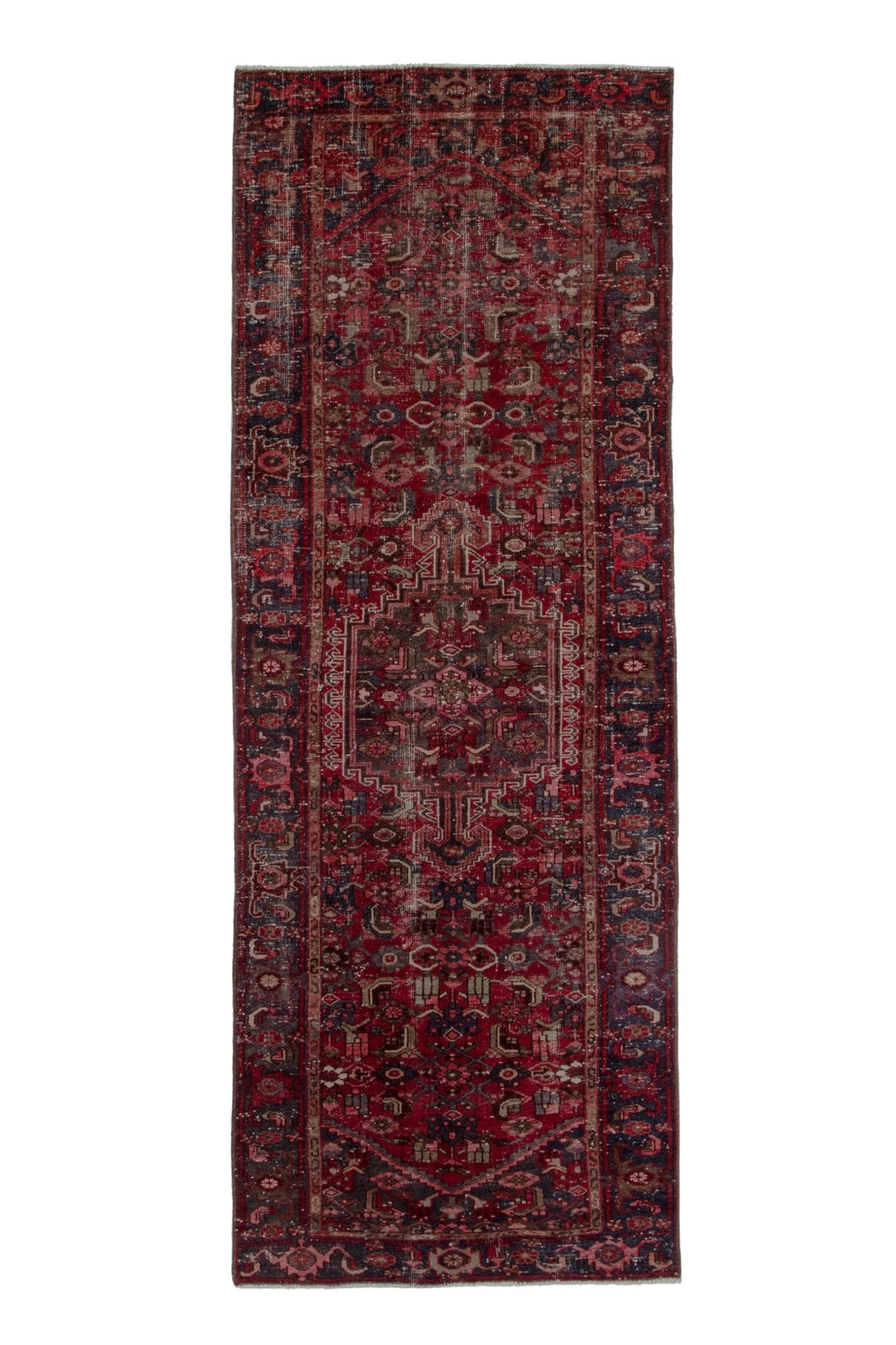 2196, Persian Zanjan Runner Rug