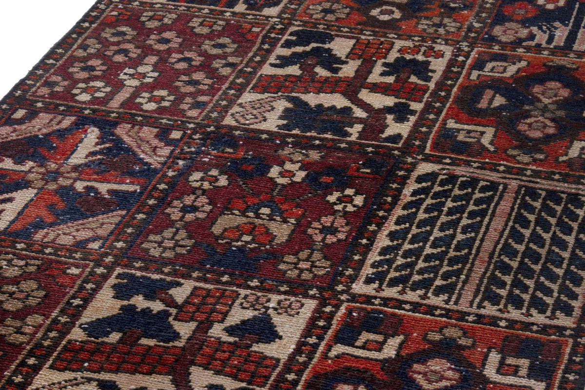 2197, Persian Bakhtiari Runner Rug