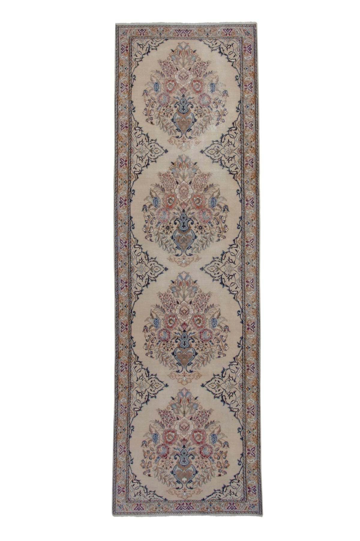 2199, Persian Nain Runner Rug
