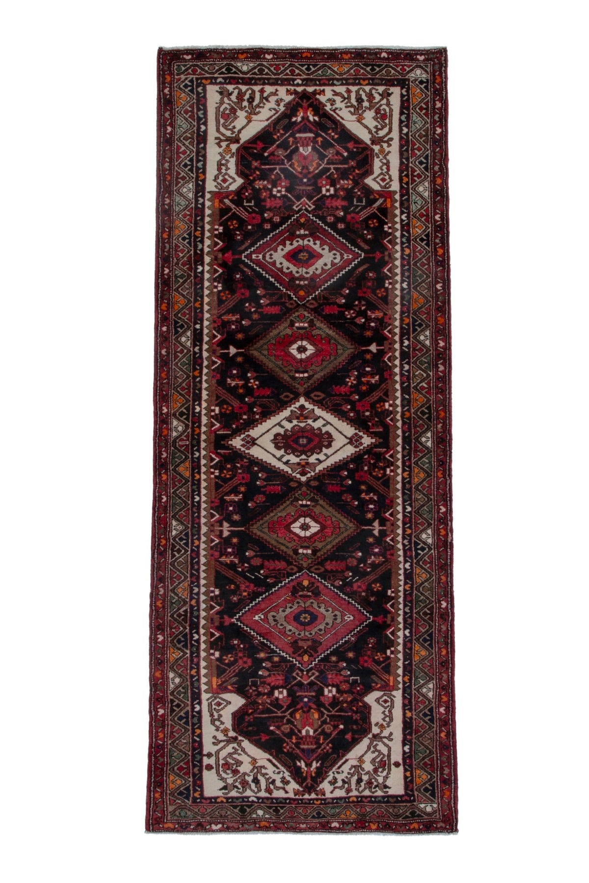 2257, Persian Hamadan Runner Rug