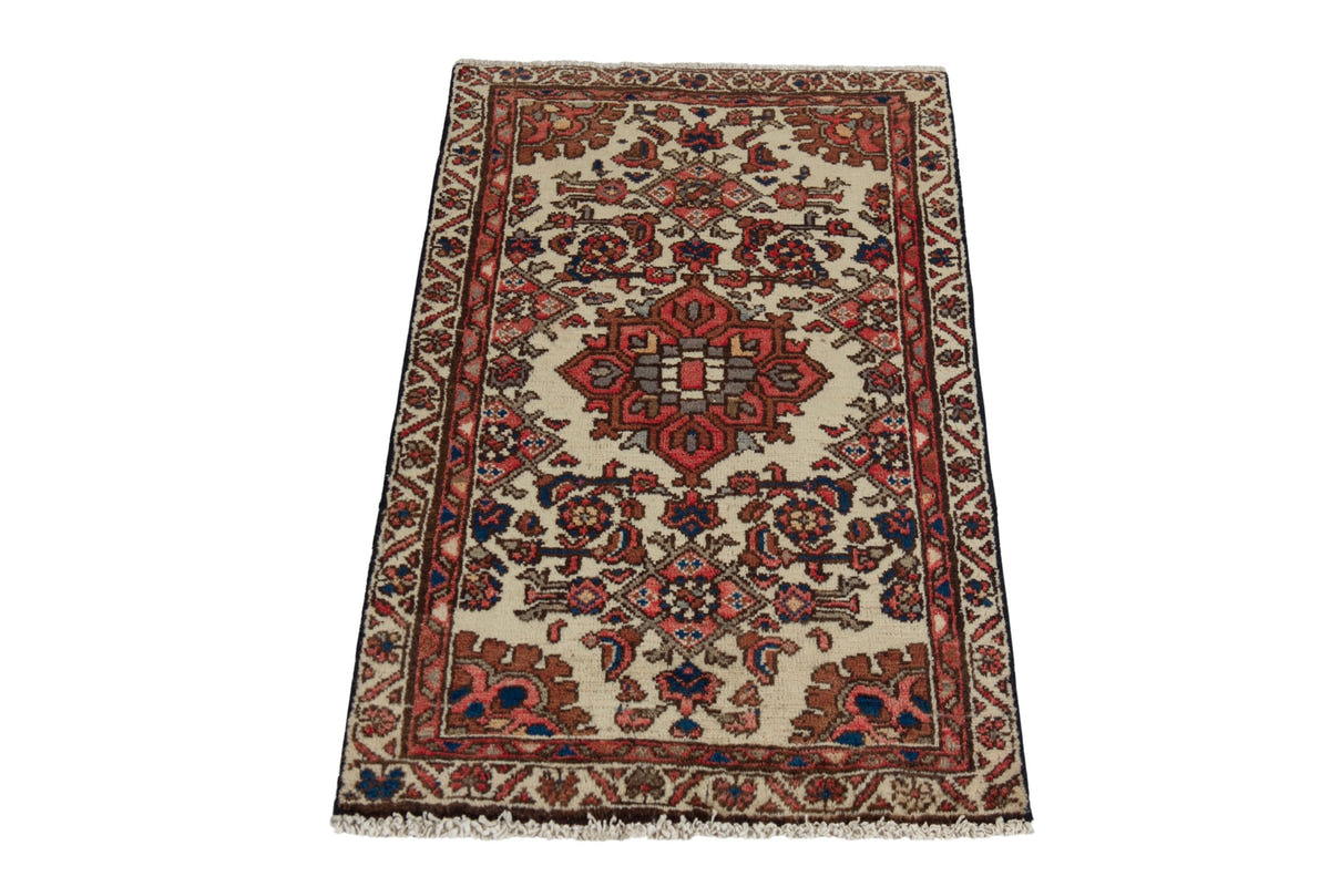 2282, Persian Hamadan Mini Rug