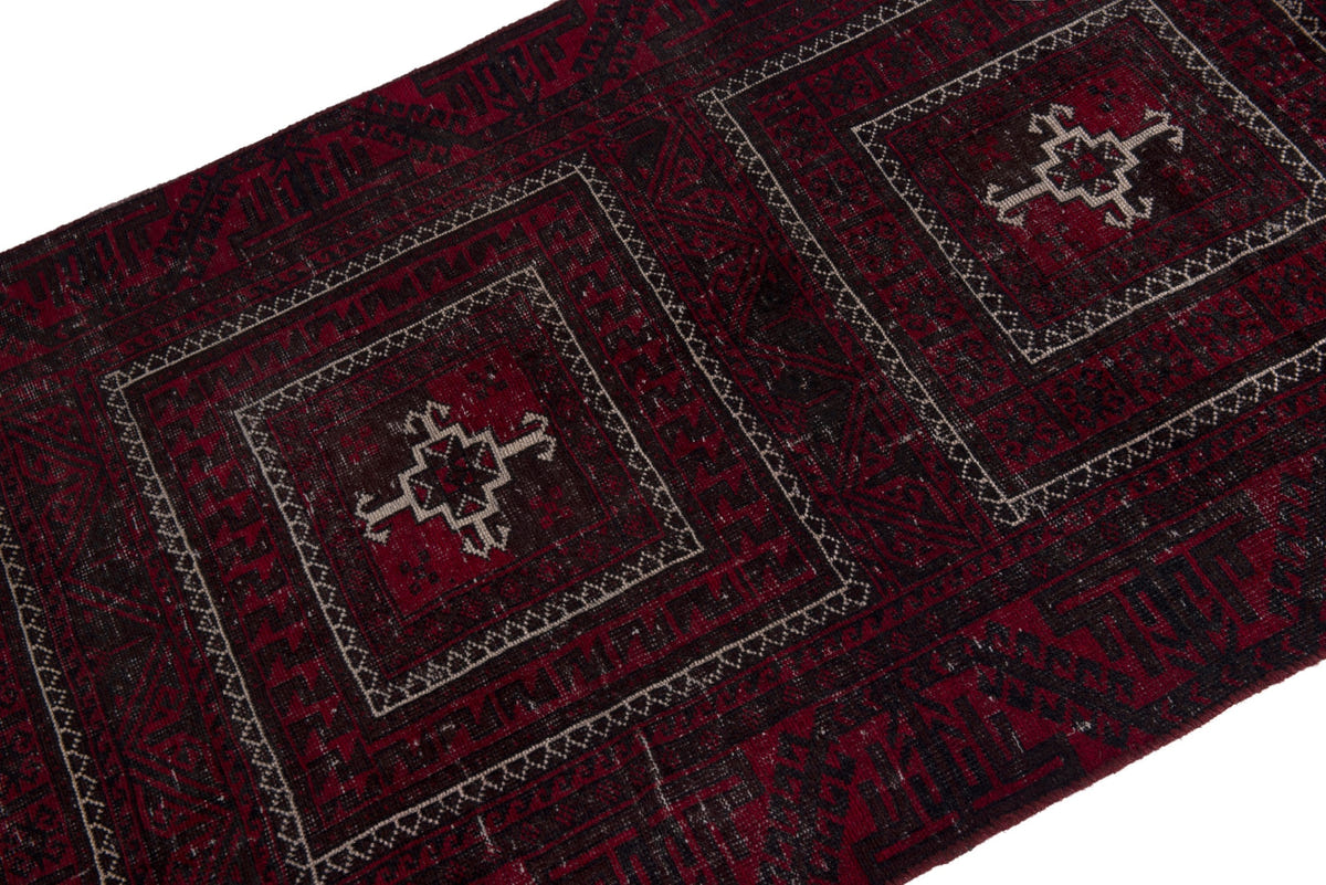 2352, Persian Baluch Runner Rug
