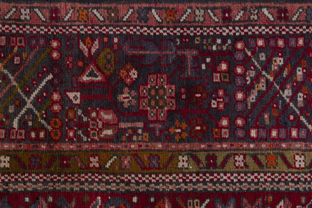 2586, Persian Gharajeh Runner Rug