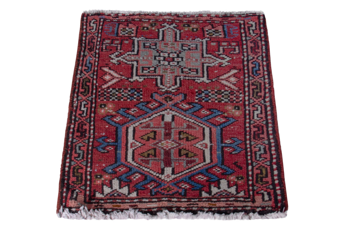 2605, Persian Gharajeh Mini Rug