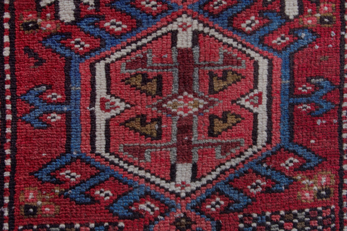 2605, Persian Gharajeh Mini Rug