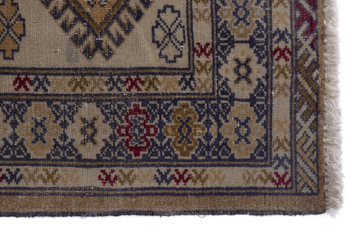 2617, Persian Torkaman Mini Rug
