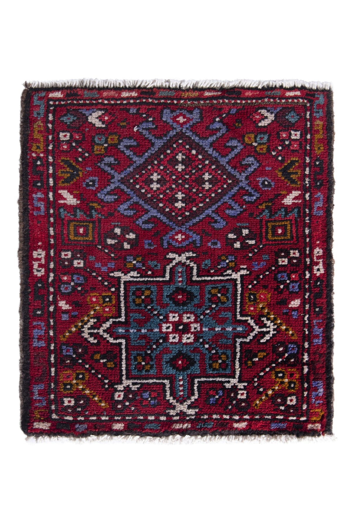 2631, Persian Gharajeh Mini Rug