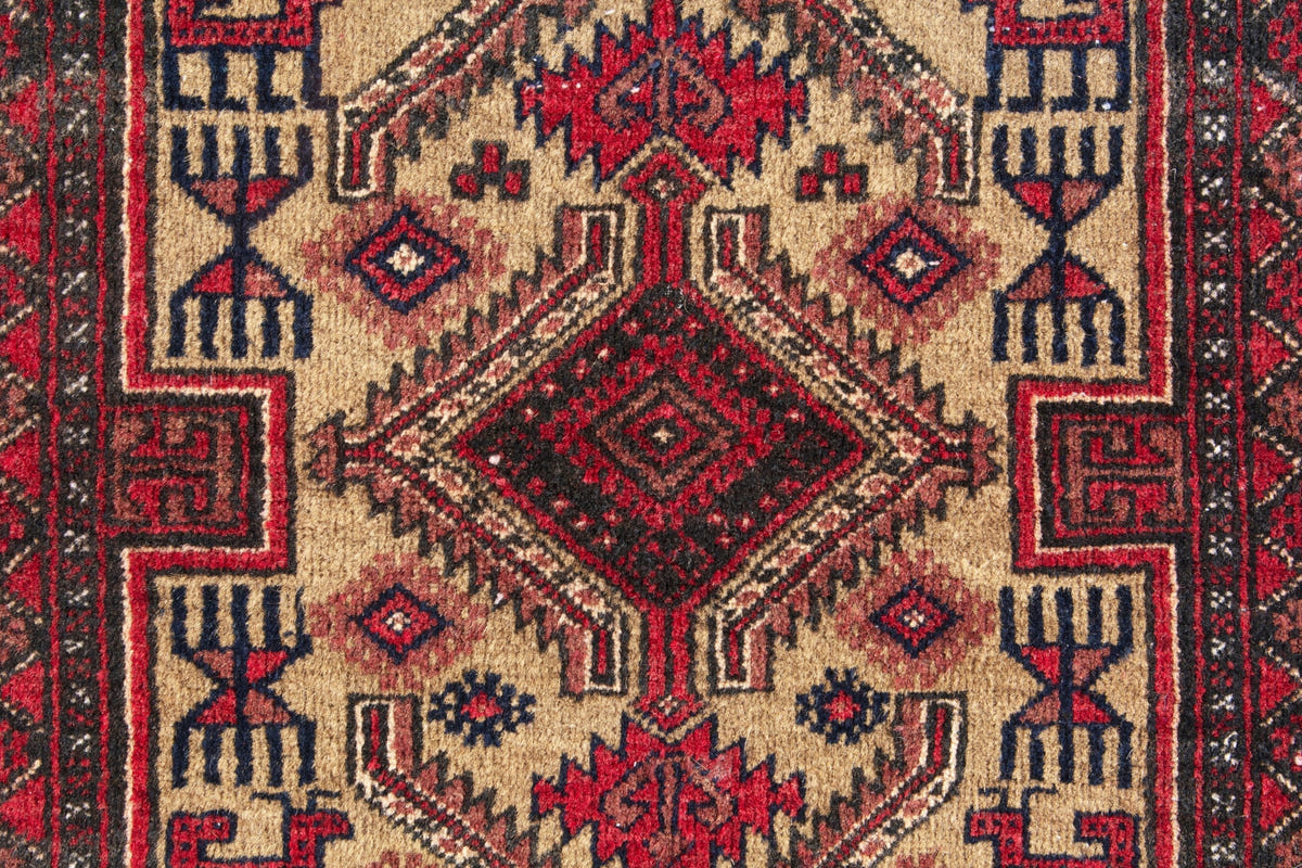 2965, Persian Baluch Runner Rug