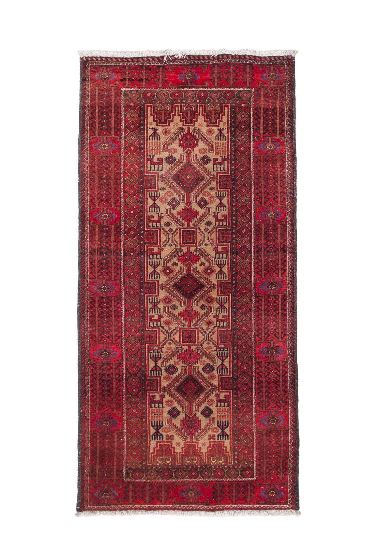 2965, Persian Baluch Runner Rug