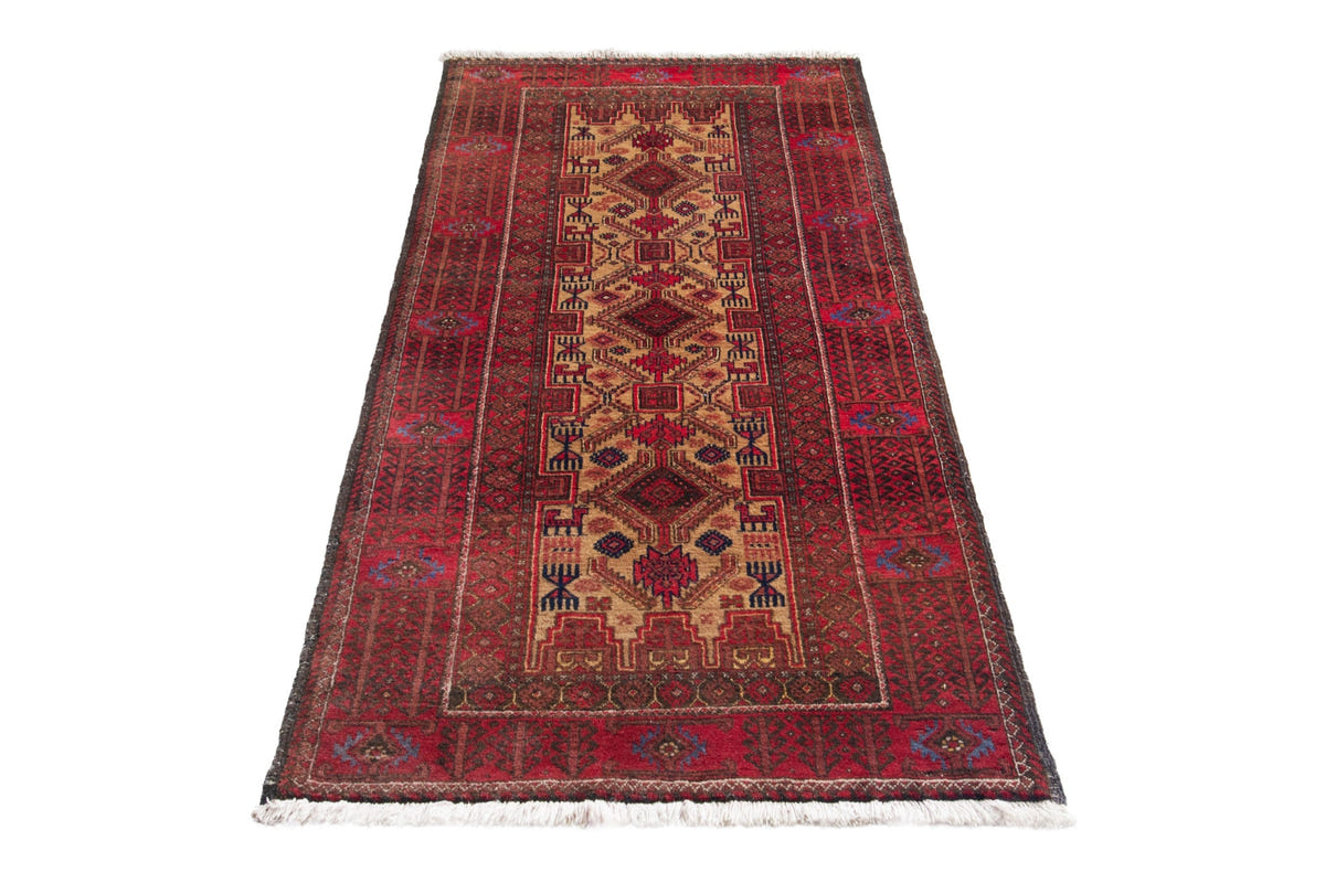 2965, Persian Baluch Runner Rug