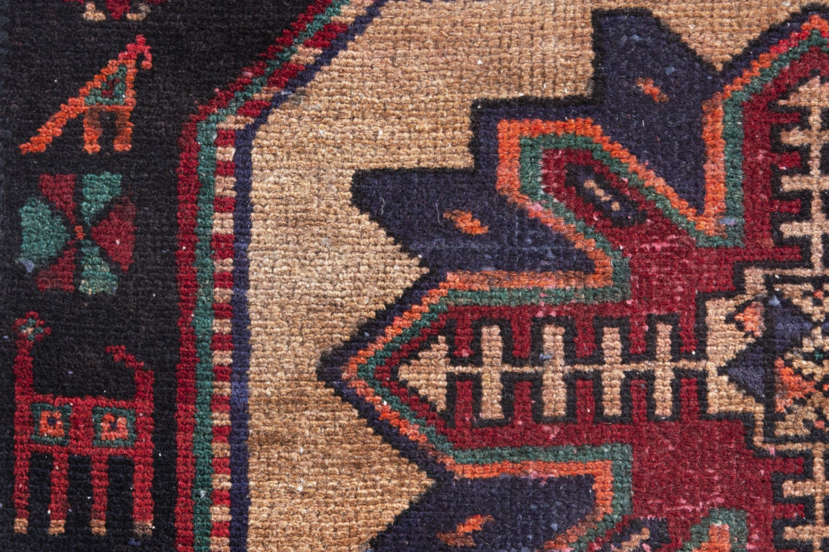2996, Persian Hamadan Runner Rug
