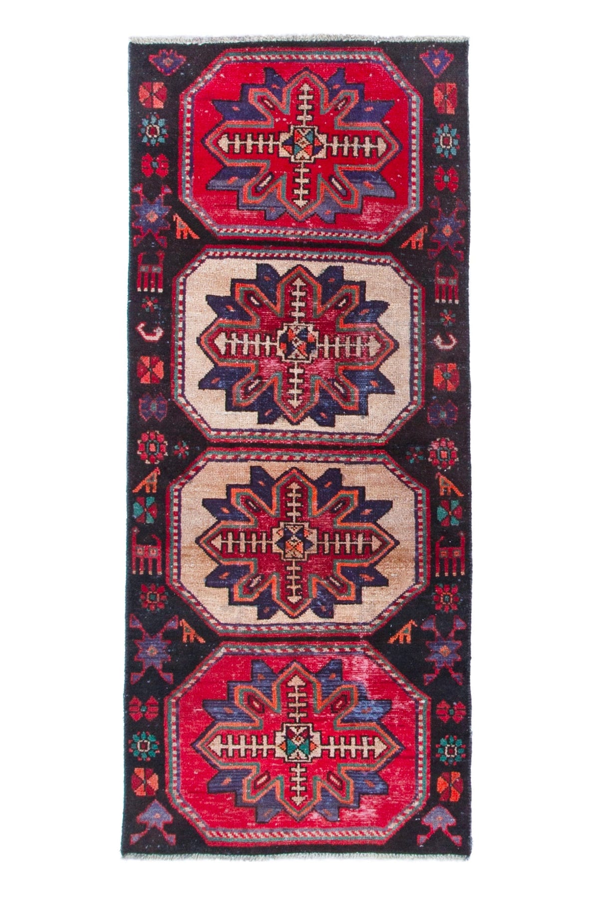 2996, Persian Hamadan Runner Rug