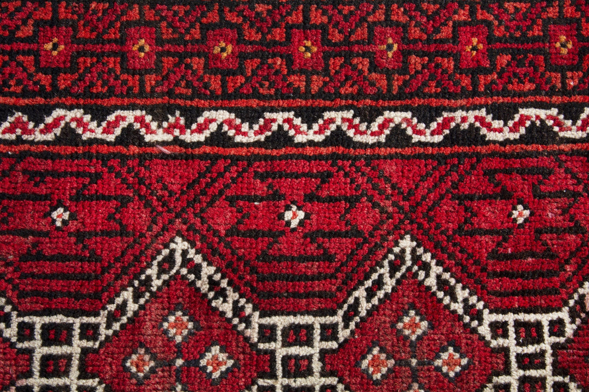 3020, Persian Baluch Runner Rug