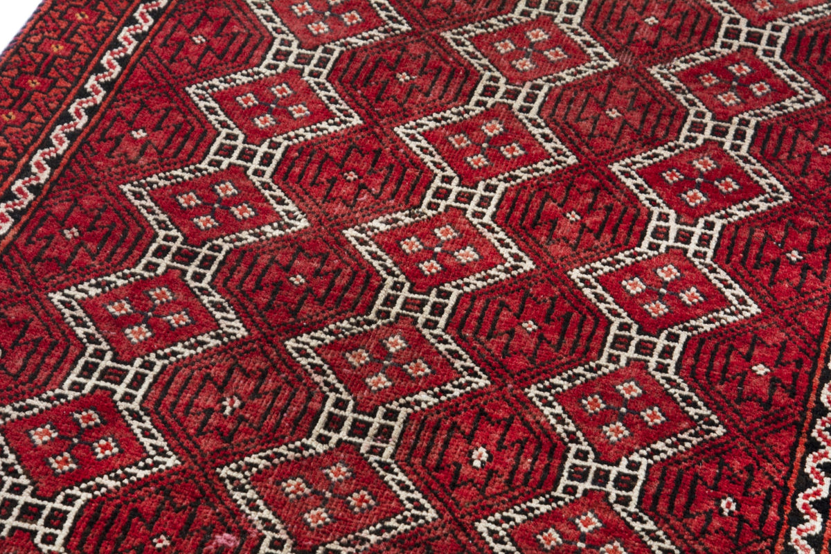 3020, Persian Baluch Runner Rug
