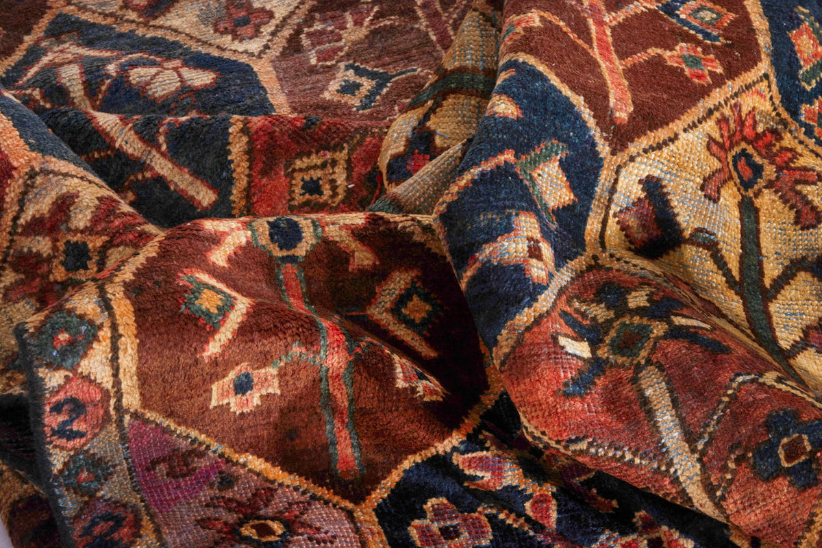 3070, Persian Bakhtiari Runner Rug