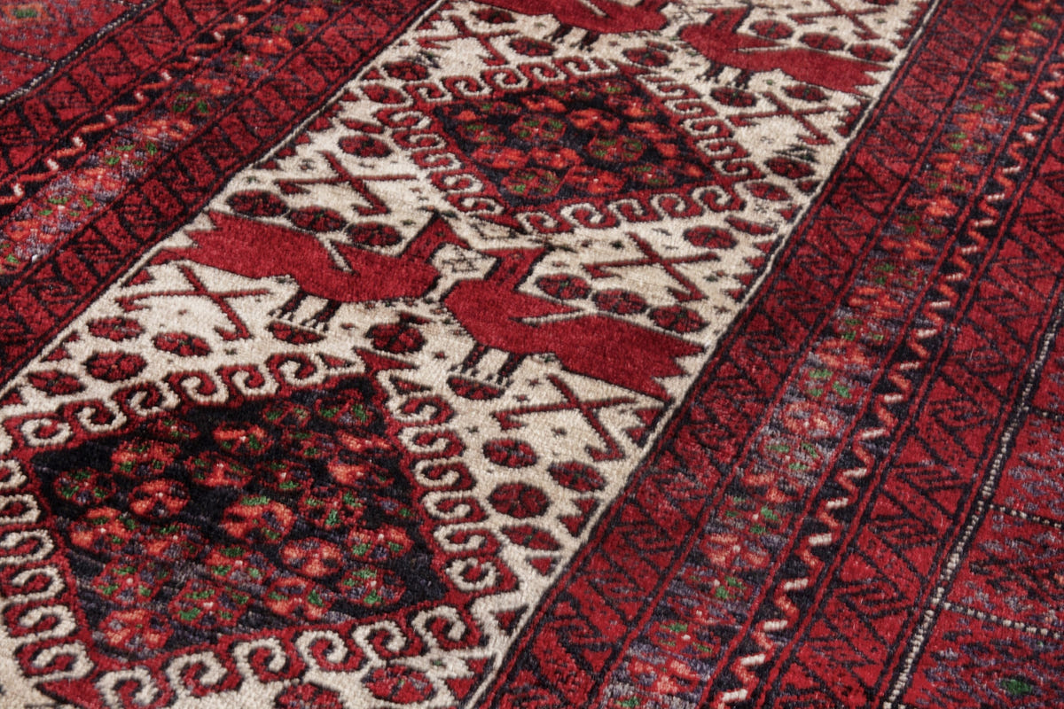 3095, Persian Baluch Area Rug