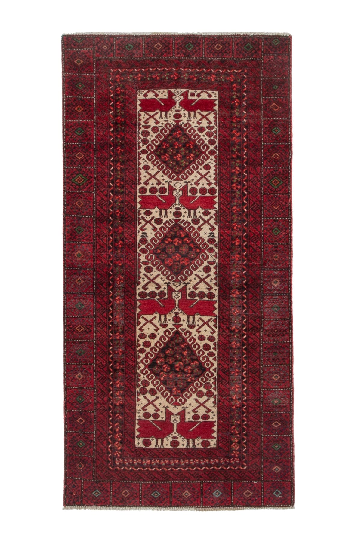 3095, Persian Baluch Area Rug