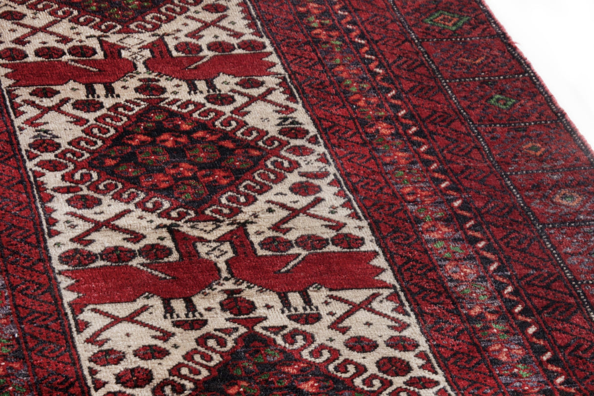 3095, Persian Baluch Area Rug
