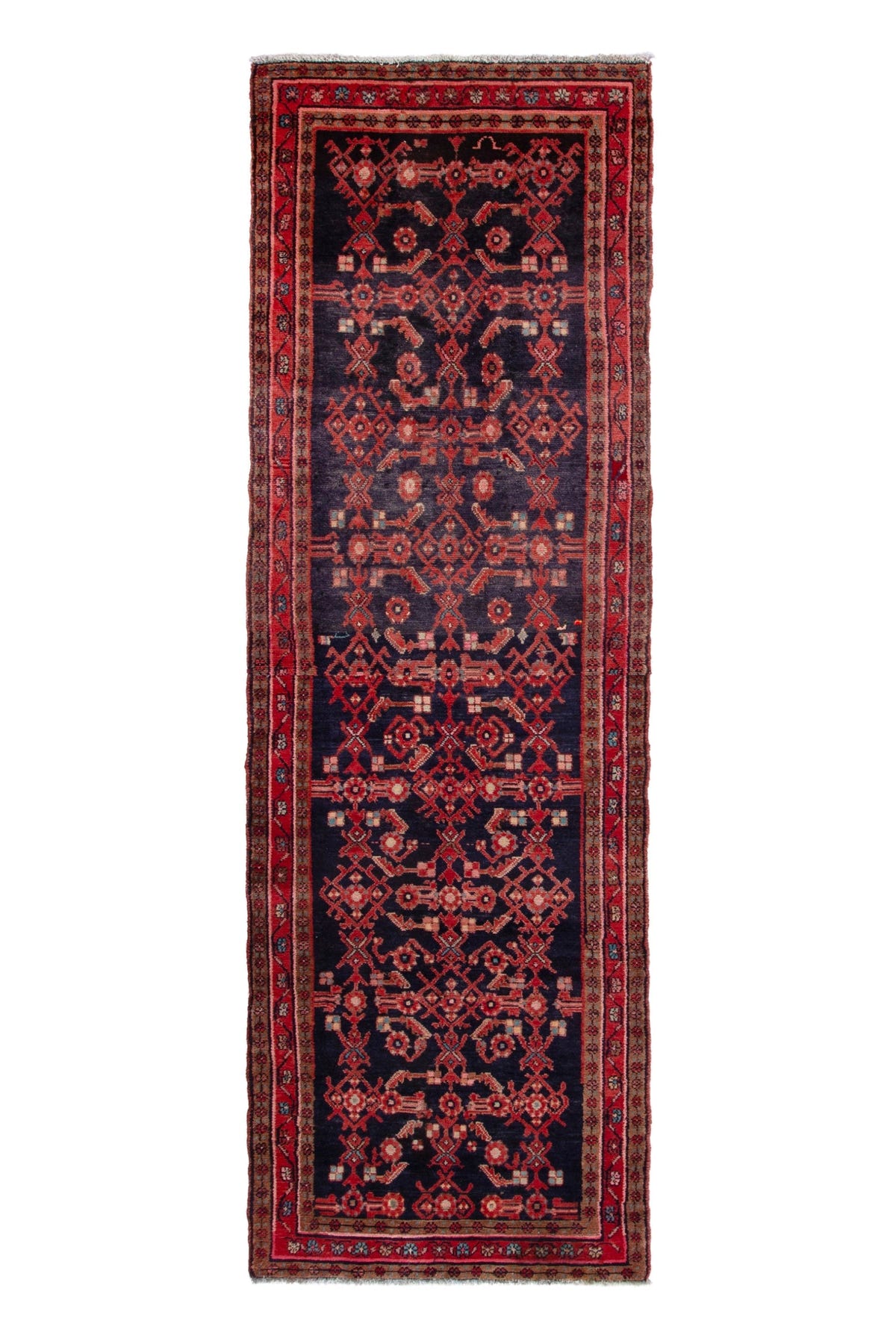3122, Persian Hamadan Runner Rug