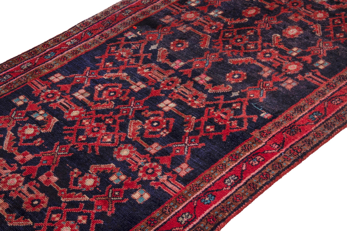 3122, Persian Hamadan Runner Rug