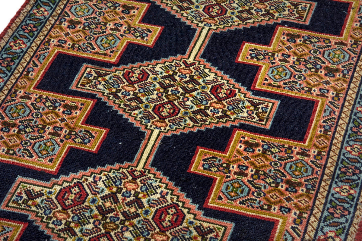3128, Persian Sanandaj Runner Rug