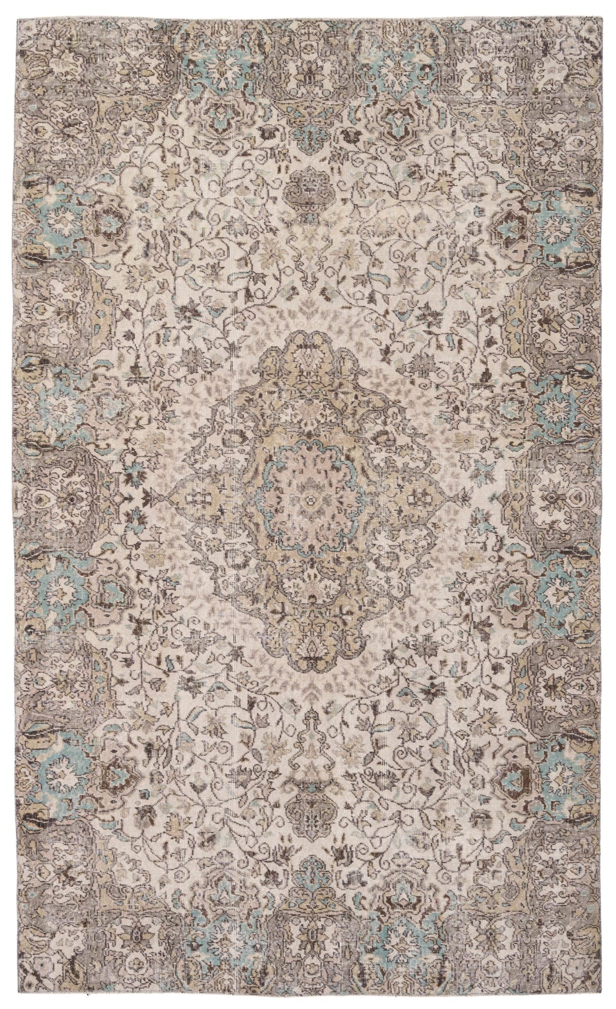 8438, Turkish Isparta Area Rug