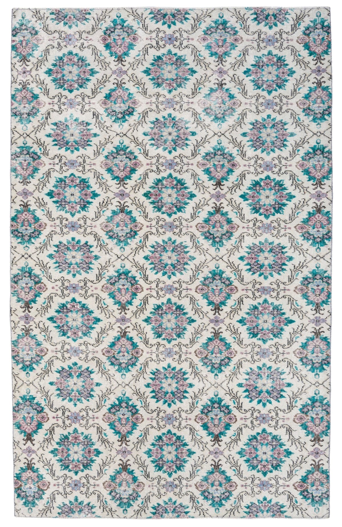 8460, Turkish Isparta Area Rug