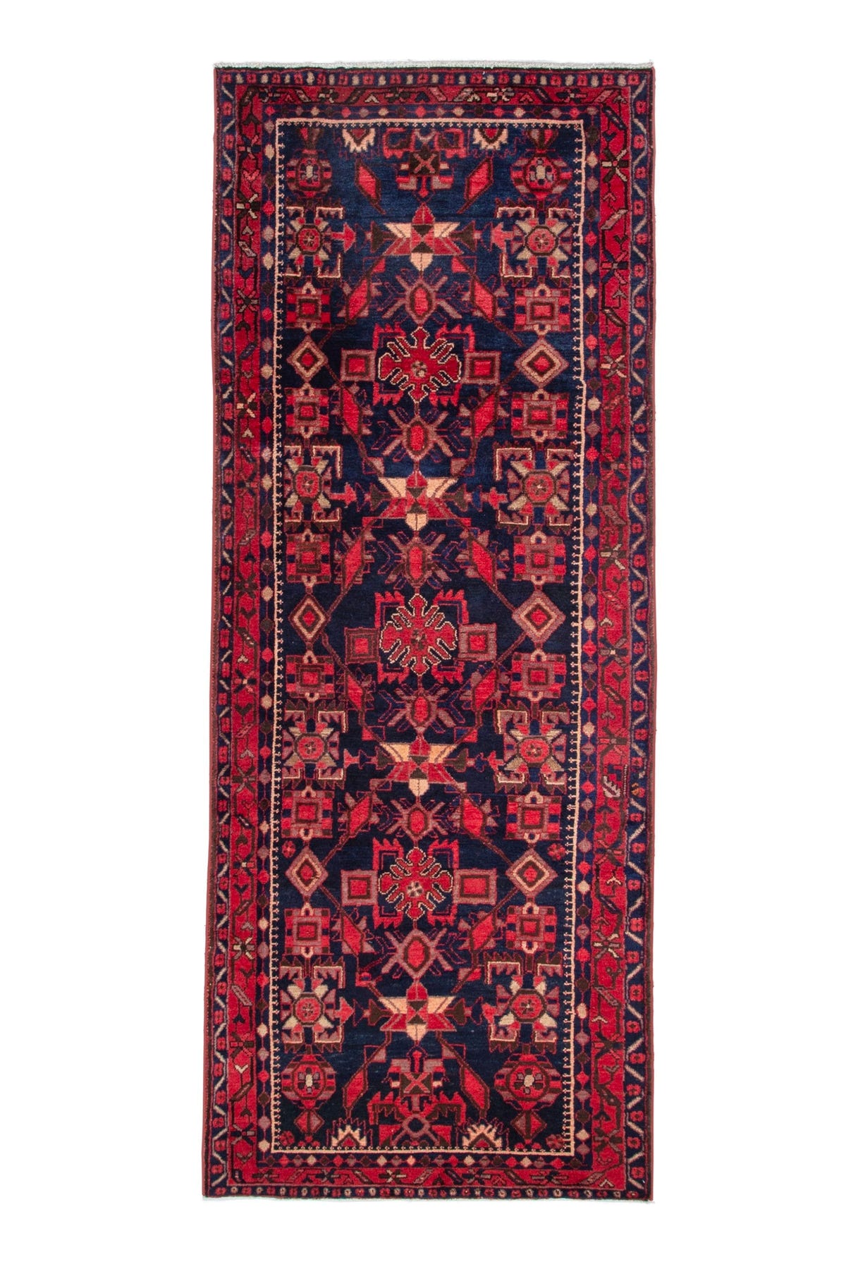 3176, Persian Borujerd Runner Rug