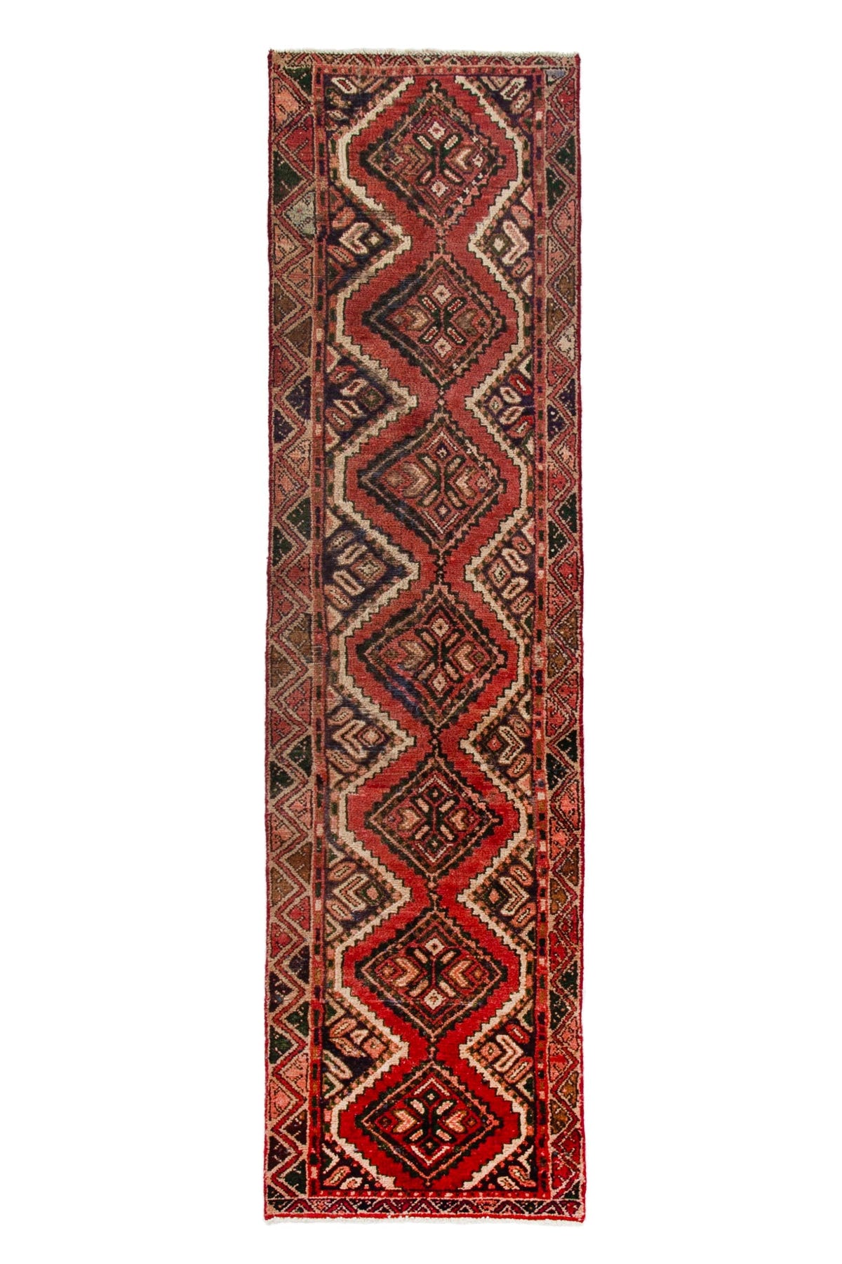 3213, Persian Hamadan Runner Rug