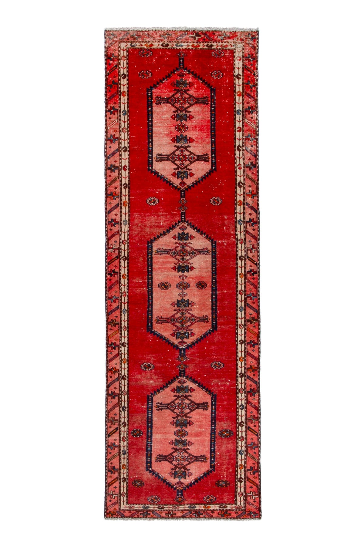 3218, Persian Hamadan Runner Rug