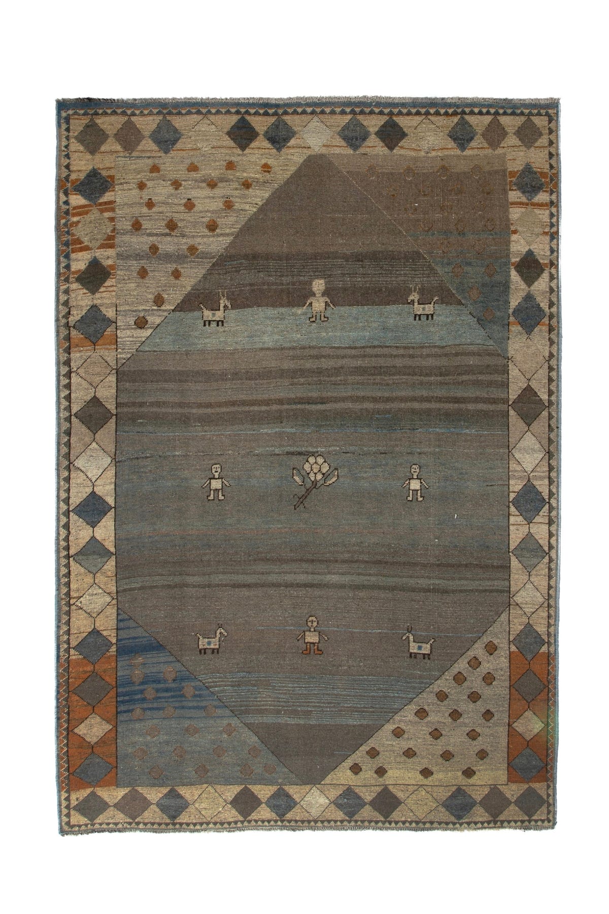 3358, Persian Gabbeh Area Rug