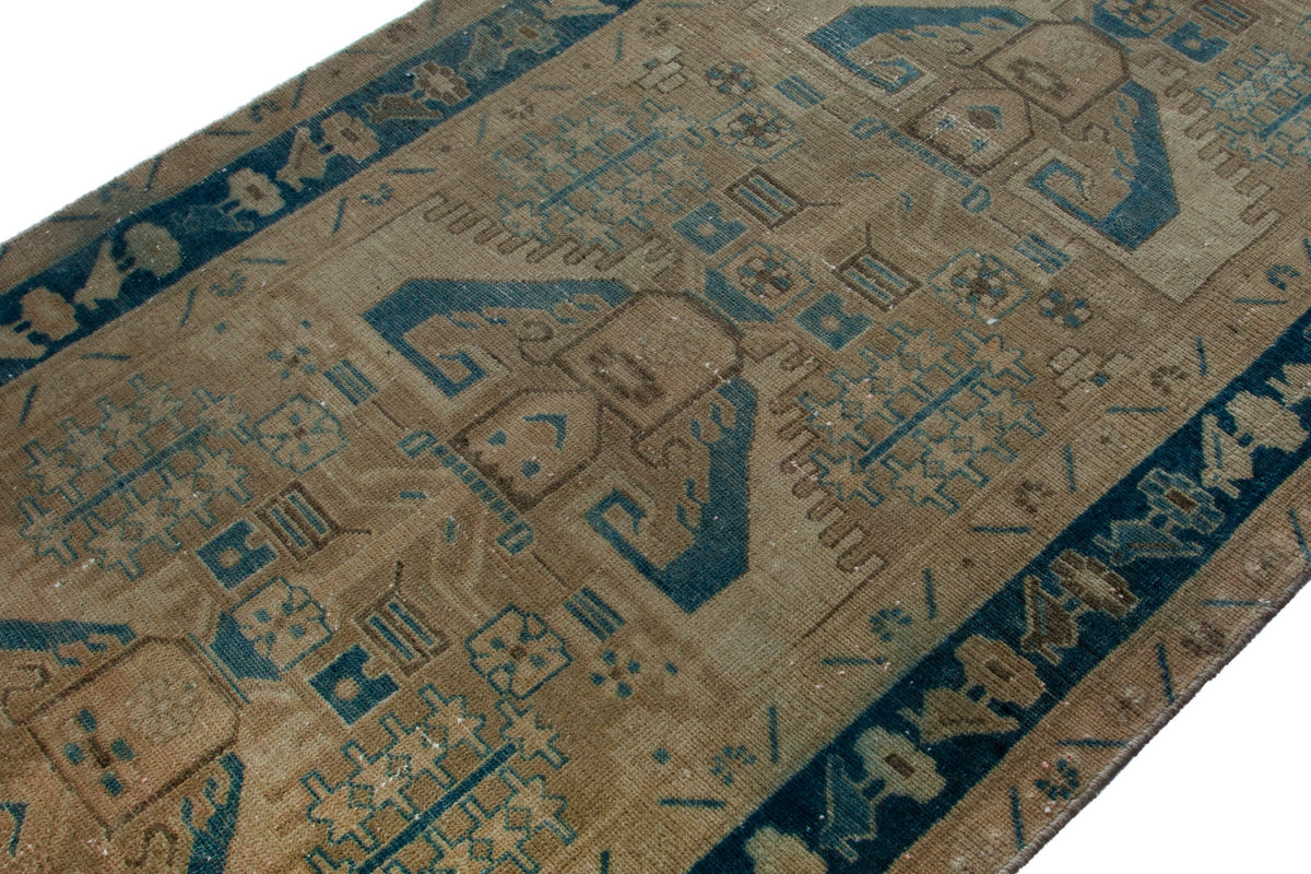 3416, Persian Nahavand Runner Rug