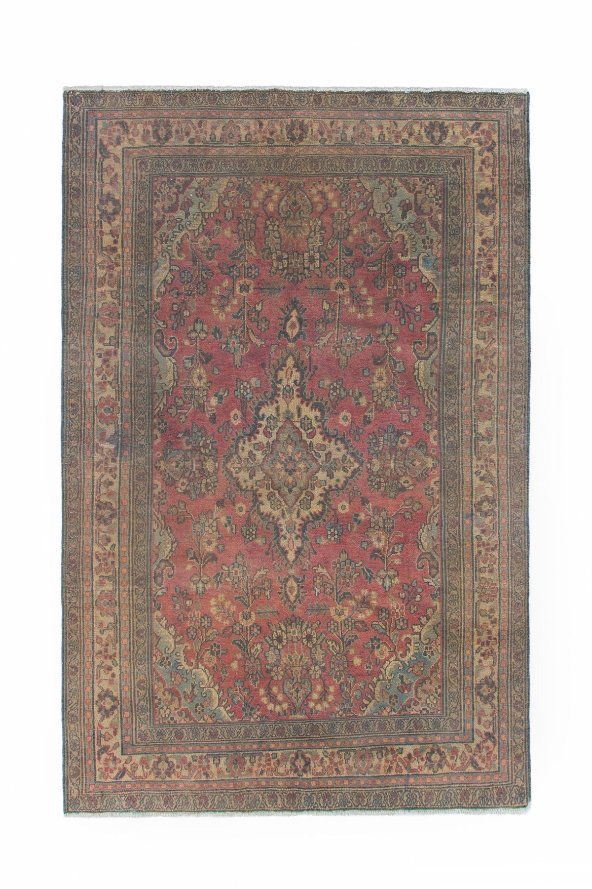 3492, Persian Hamadan Area Rug