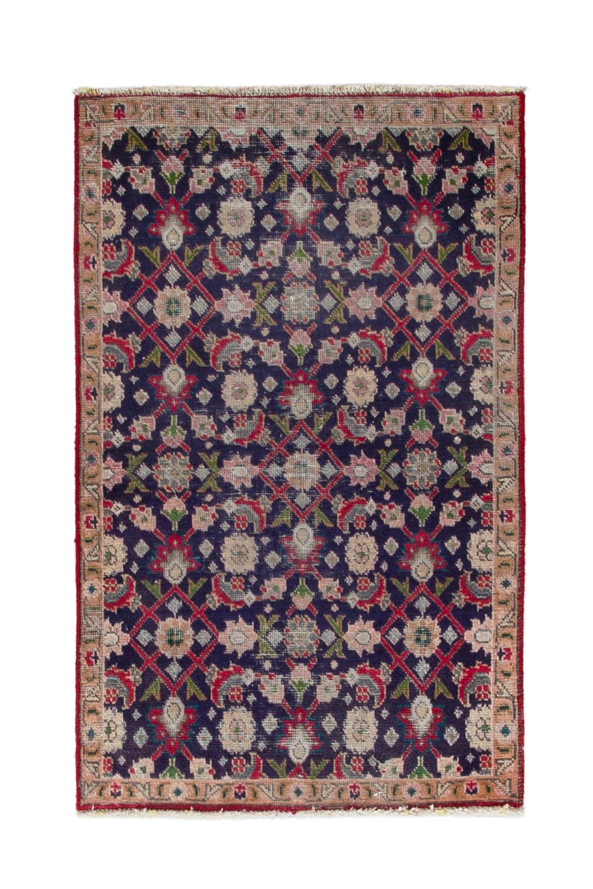 3570, Persian Tabriz Mini Rug