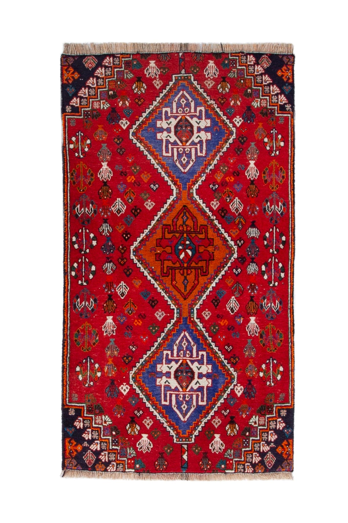 3571, Persian Shiraz Mini Rug