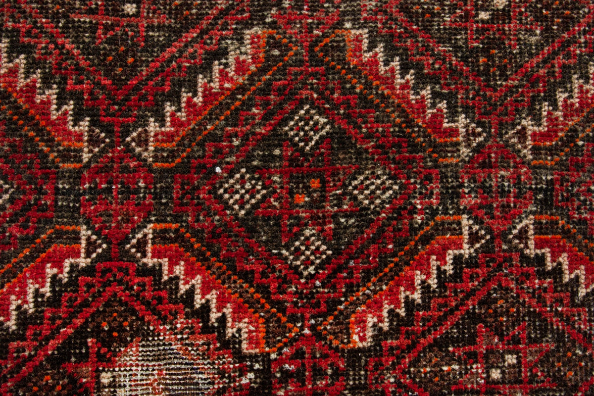 3593, Persian Baluch Area Rug