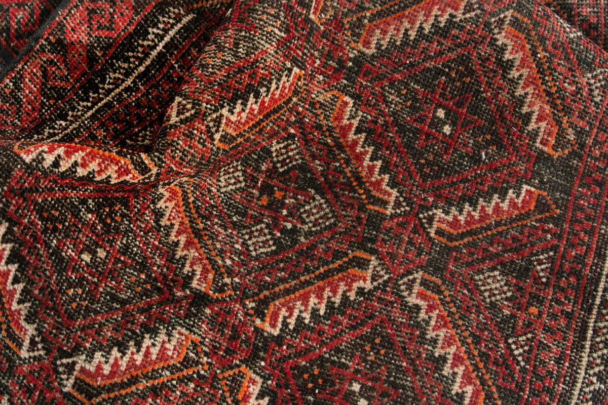 3593, Persian Baluch Area Rug