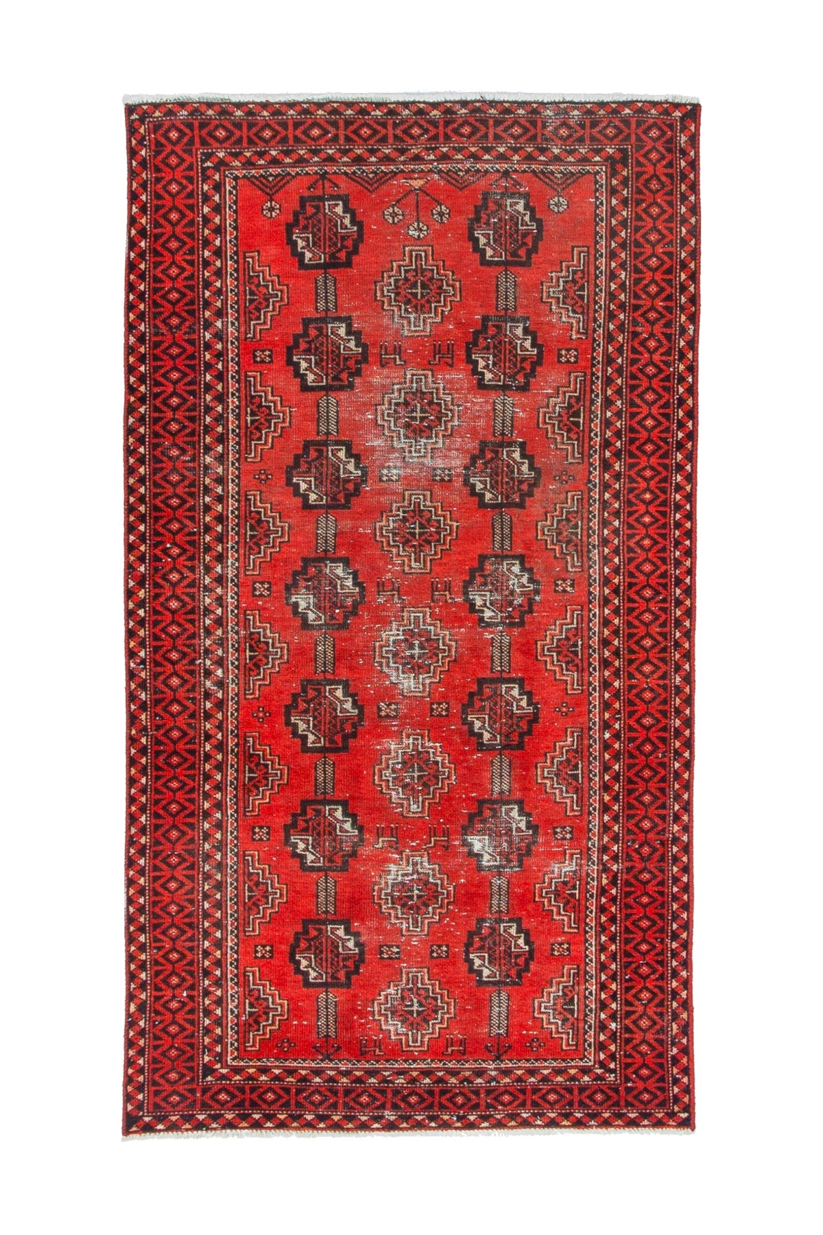 3594, Persian Baluch Area Rug