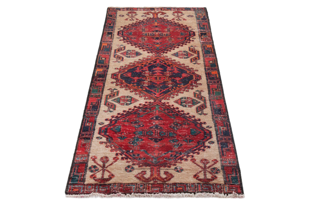 3597, Persian Ardabil Runner Rug