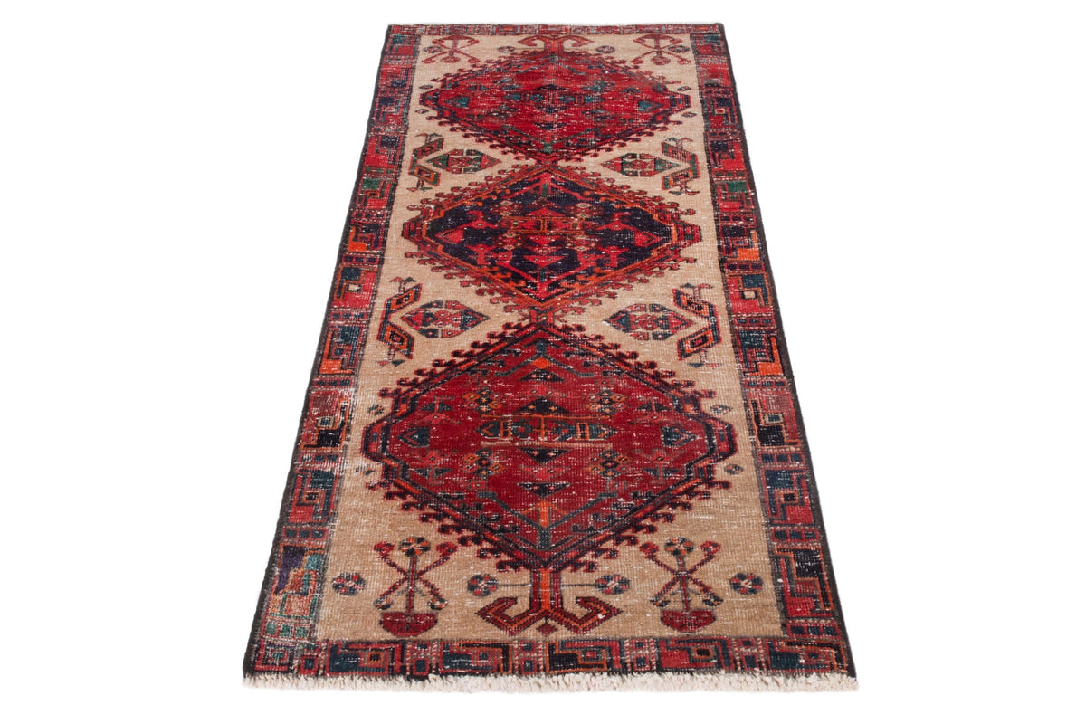 3597, Persian Ardabil Runner Rug