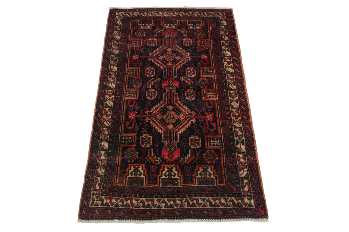 3604, Persian Baluch Mini Rug