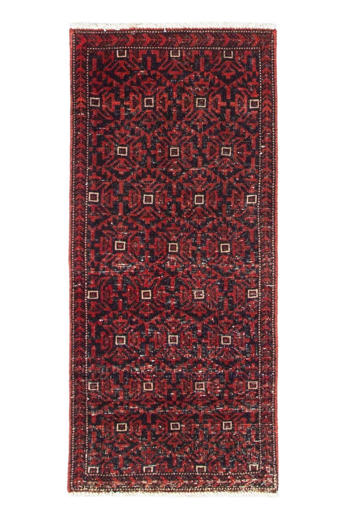 3609, Persian Baluch Mini Rug