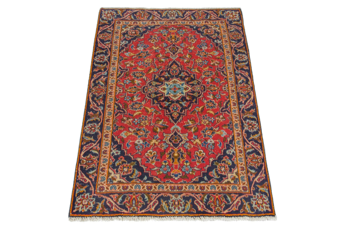 3613, Persian Kashan Area Rug