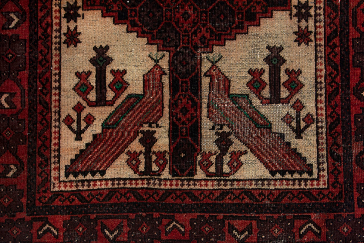 3620, Persian Baluch Runner Rug