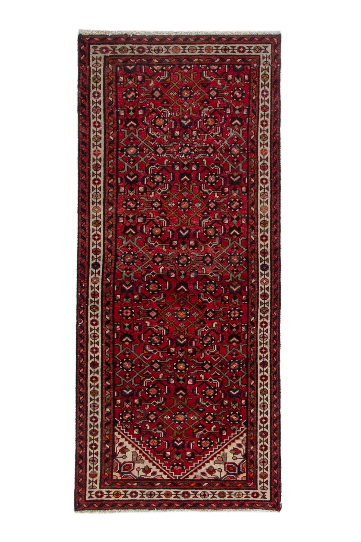 3629, Persian Hamadan Runner Rug