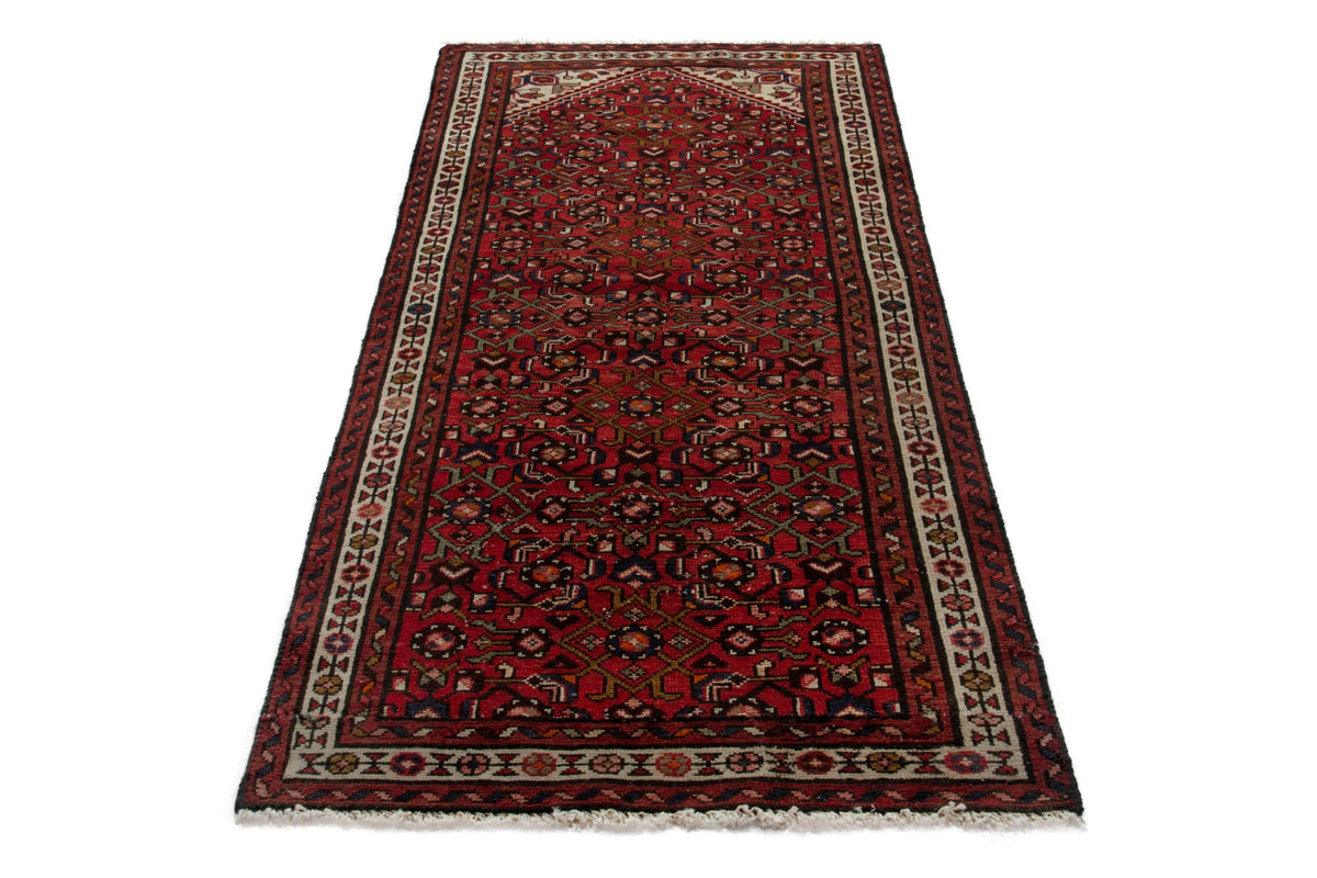 3629, Persian Hamadan Runner Rug