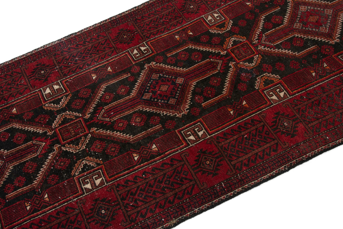 3632, Persian Baluch Runner Rug